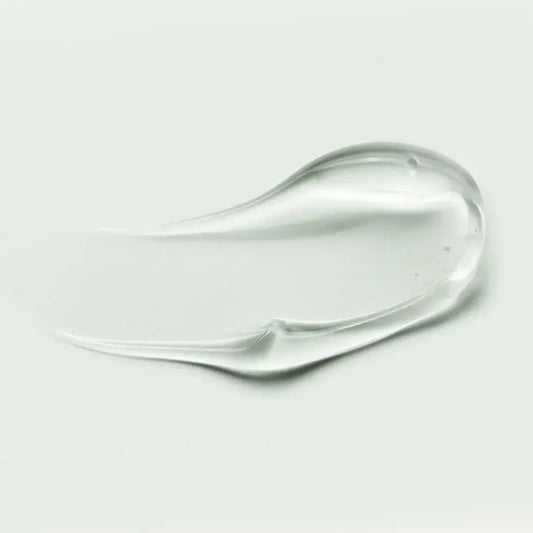 Clear gel texture of Anua Heartleaf Succinic Moisture Cleansing Foam, ideal for sensitive and acne-prone skin.