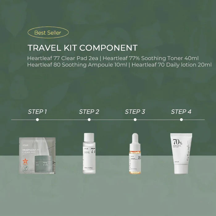 Anua Heartleaf Soothing Trial Kit