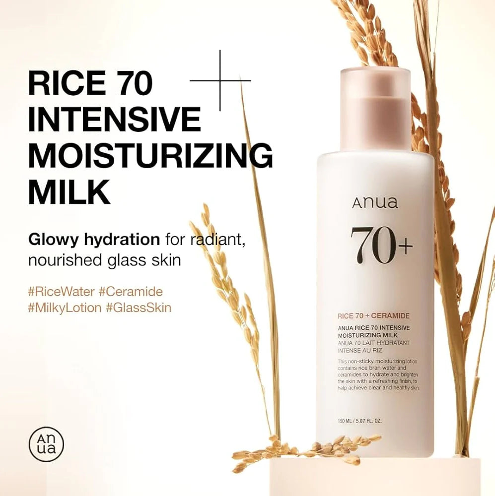 ANUA Rice 70 Intensive Moisturizing Milk