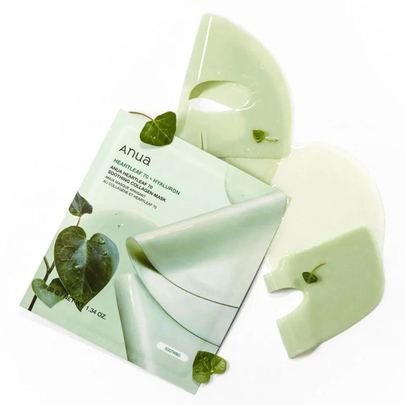 ANUA Heartleaf Soothing Collagen Mask 4pcs