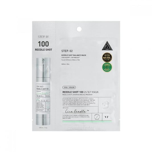 VT Mild Reedle Shot 100 2-Step Mask - Hollyskin