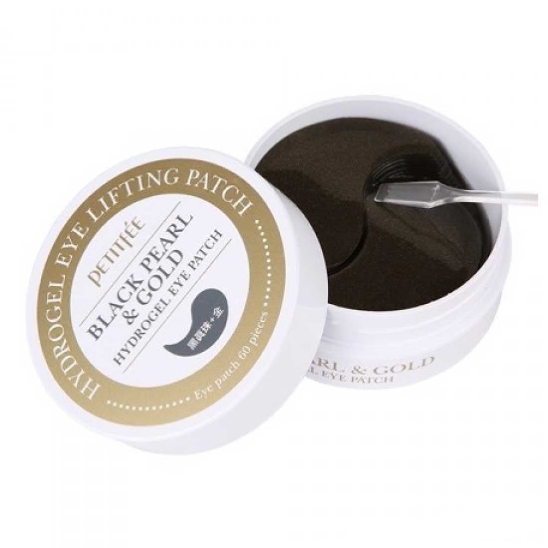 Petitfee Black Pearl & Gold Hydrogel Eye Patch - Hollyskin