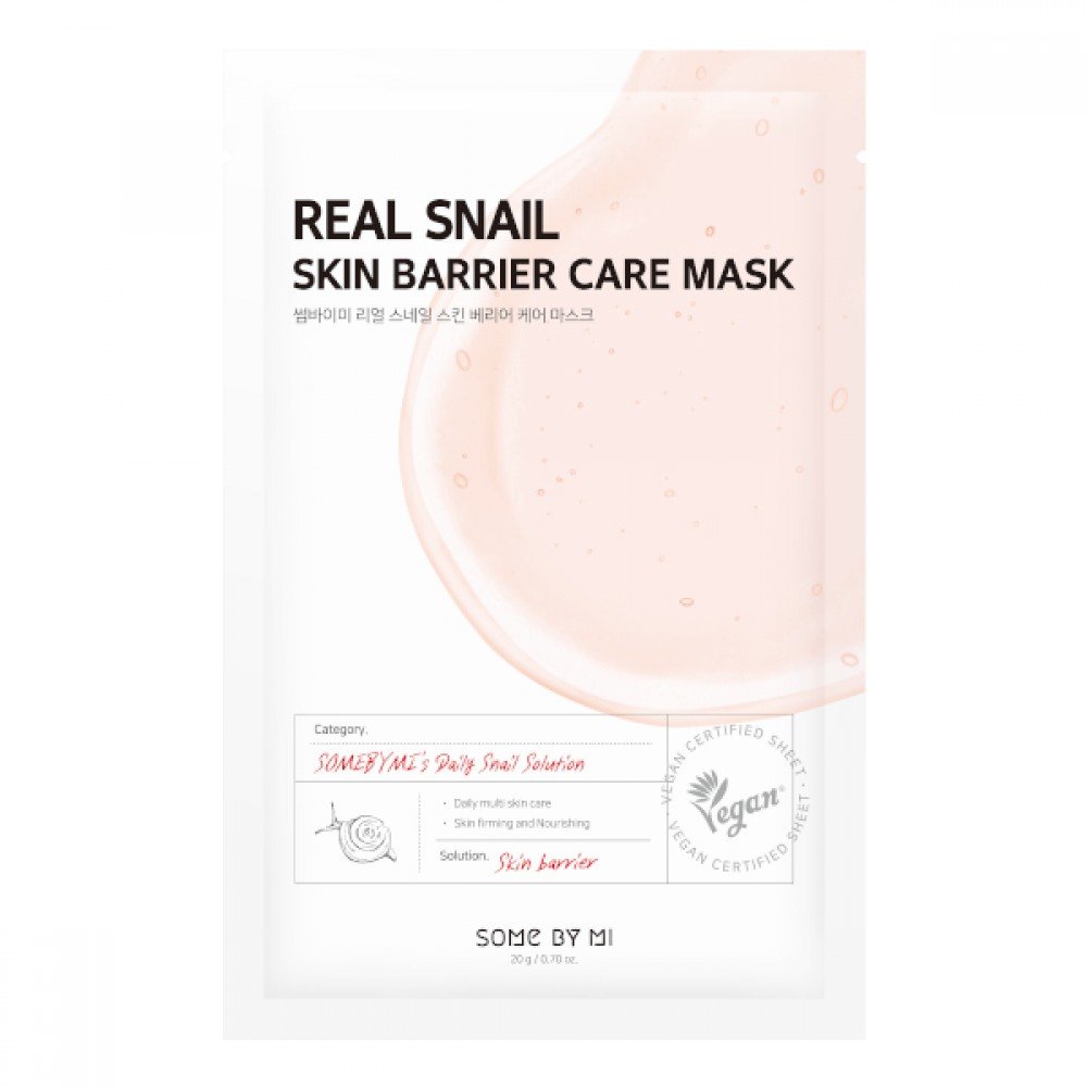 Some by Mi Real Snail Skin Barrier Care Mask - Hollyskin